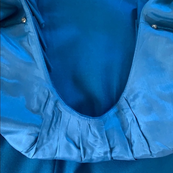 J. Crew Factory Suiting Cyan Leigh Sheath Dress - Picture 7 of 9